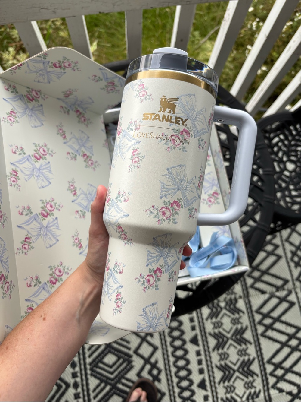 Rosa Beaux Blue Stanley Love Shack Fancy 40oz